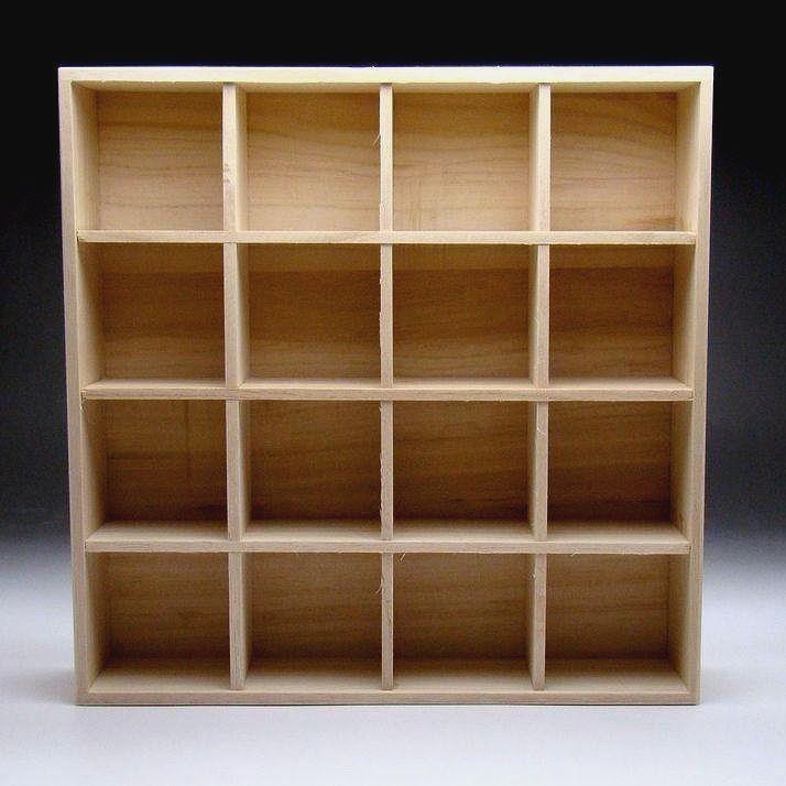 $XU15: Japanese Sake Cup Collection Wooden Stand, Storage Case