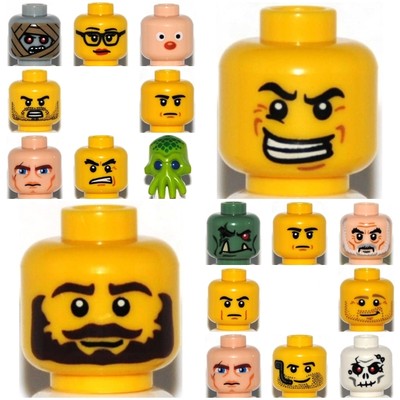 LEGO® Köpfe Kopf für Figur Head Tête Hoofd Cabeza Testa nach Wahl NEU