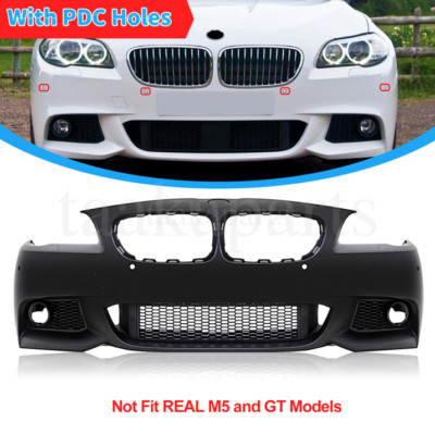 Front Bumper M Tech Style W/ PDC Holes For BMW 5 Series F10 PRE-LCI 2011- 2017