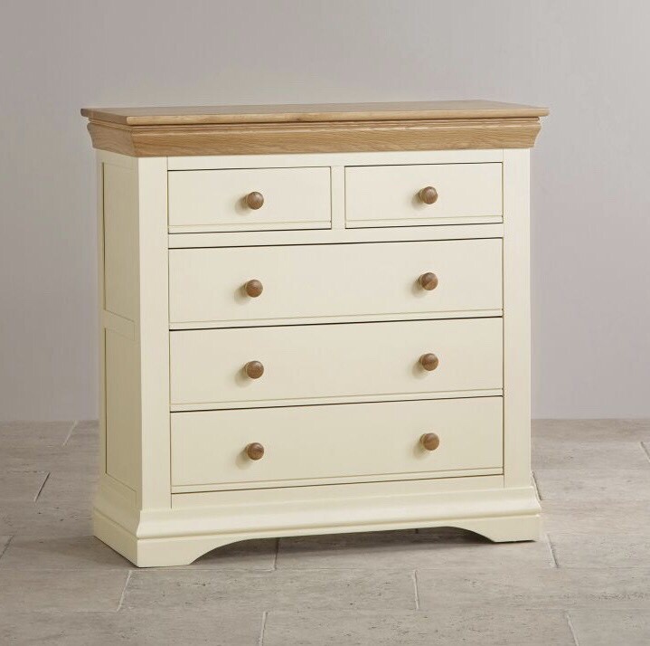 Oak Furniture Land Huge Chest Of 5 Drawers Stunning