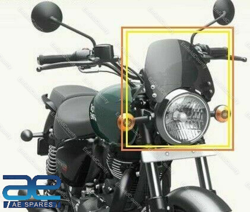 For Royal Enfield Meteor 350cc Tinted Flyscreen