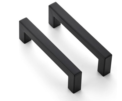 Ravinte 30 Pack Solid 4 Inch Center to Center Slim Square Bar 