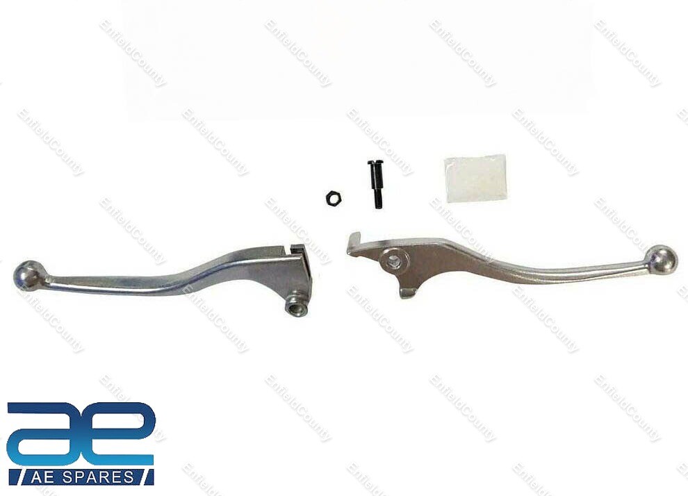 Clutch & Brake Lever Kit Silver For Royal Enfield Himalayan  
