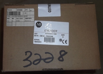 ALLEN BRADLEY 847H-DN1A-RG02500 INCREMENTAL ENCODER NEW
