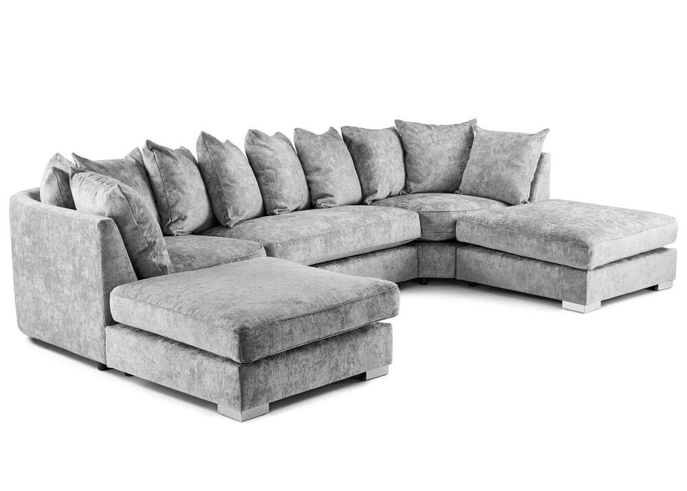 EXPRESS DELIVERY! BRAND NEW LARGE U SHAPED CORNER SOFA ON SPECIAL OFFER