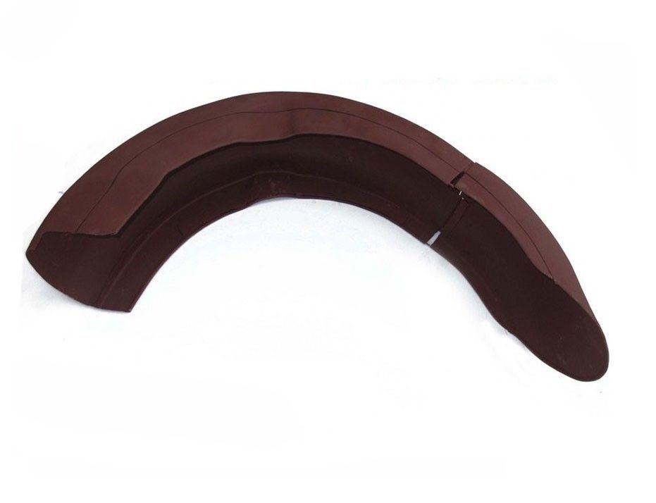 For Norton Es2 1952 Front & Rear Mudguards Bare Metal With Fitting Stays 