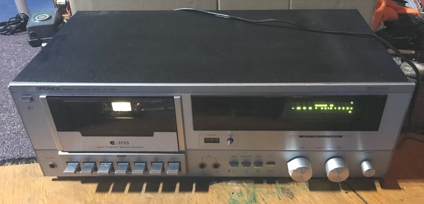 シャープ OPTONICA  RT-1033 シャープ OPTONICA RT-1033 Optonica Stereo Cassette Deck RT