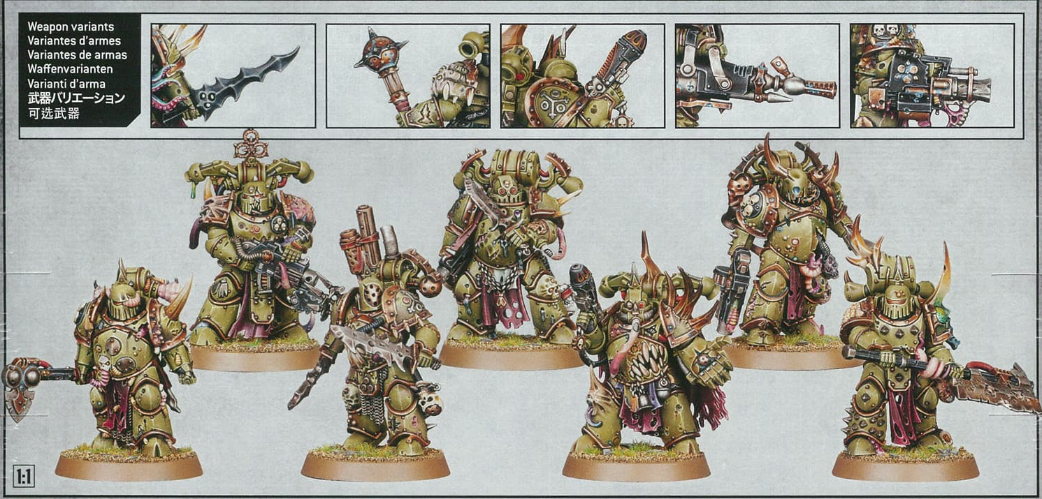 Warhammer 40k Death Guard Plague Marines (7) NEW NO BOX | eBay