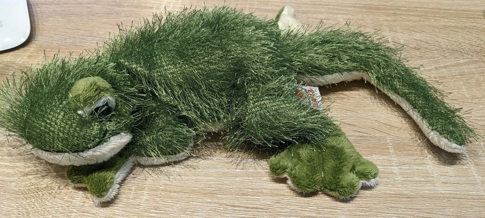 Ganz Webkinz Gecko Plush Green HM186 Lizard No Code 14