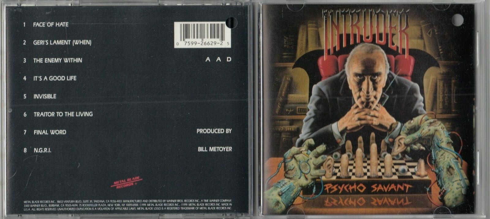 Intruder – Psycho Savant Intruder - Psycho Savant 1991 full album - YouTube