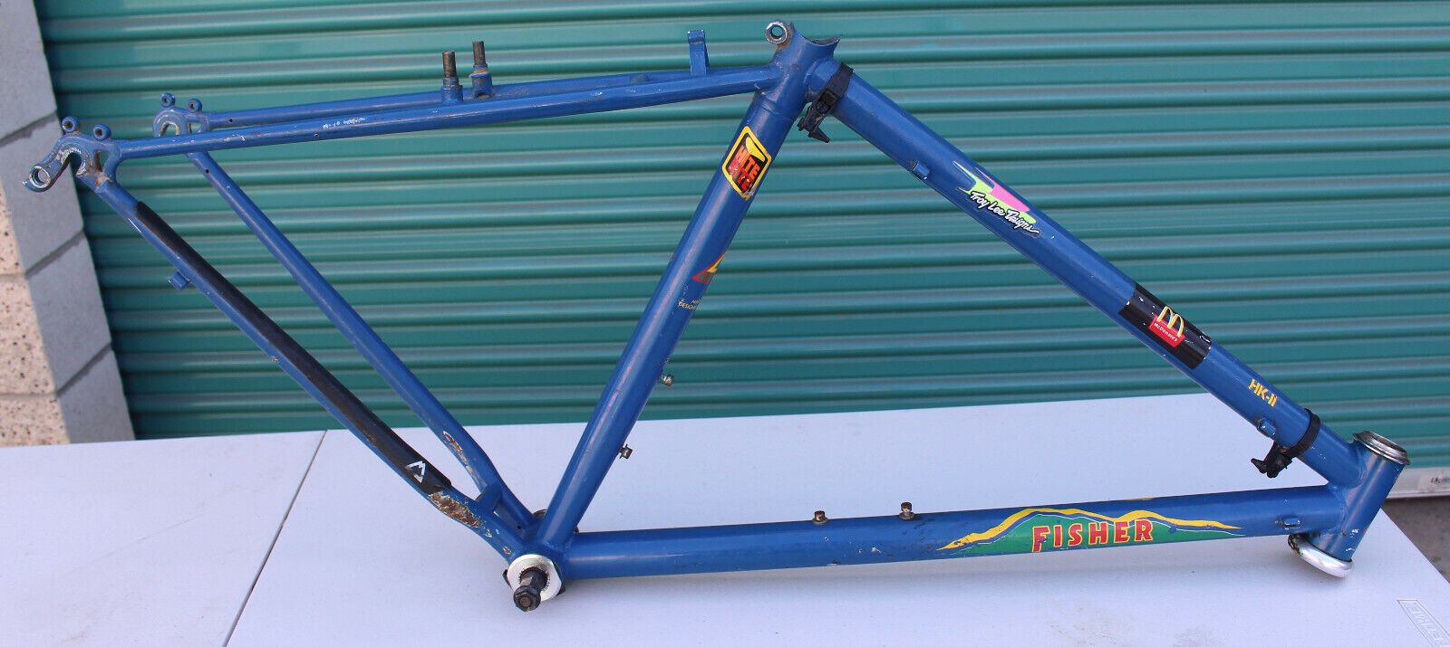 Vintage 1989 Gary Fisher HKII Blue Mountain Bike Bicycle Frame HK-II