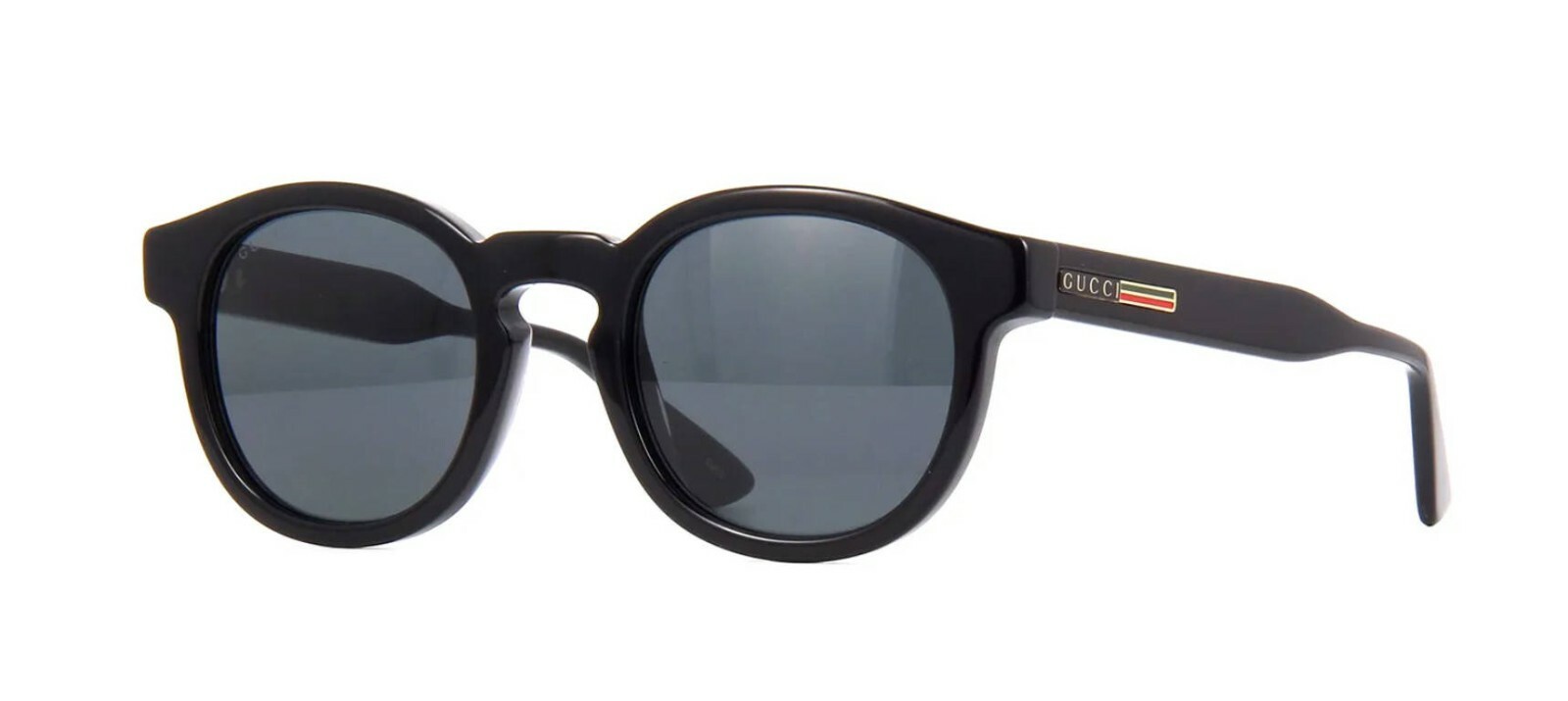 Pre-owned Gucci Gg0825s Black/grey (001) Sunglasses In Gray