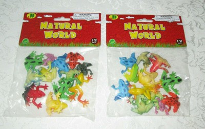 LOT OF 2 Math Manipulatives Counting Sorting Packs (24 Total) Frogs