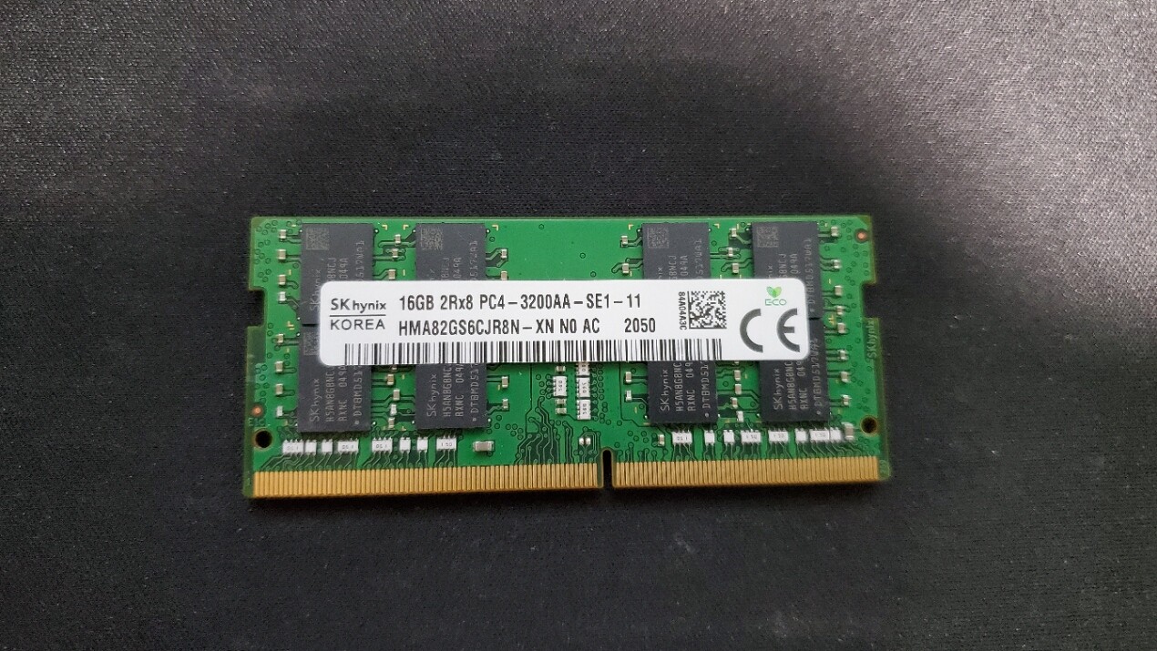 SKハイニックス 16GB DDR4 4個セットPC4-3200AARE212 SK Hynix 16GB 2Rx8 PC4-3200AA-RE2-12 ECC REG Server Memory