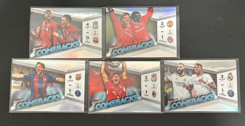 2023-24 Topps Finest UEFA Club Competitions Finest Comebacks