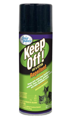 Keep Off! Cat Repellent Spray Outdoors & Indoor 6 Ounces 24-HOUR PROTECTION New