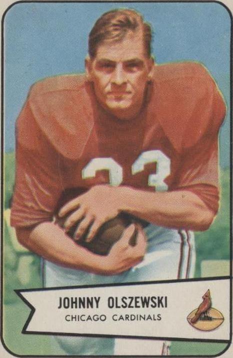1954 Bowman Johnny Olszewski #117