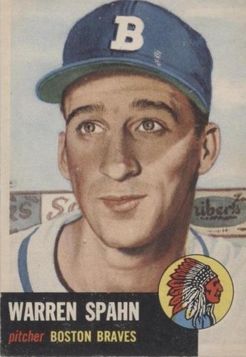 1953 Topps - Warren Spahn #147
