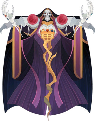 Ainz Ooal Gown AFK Arena Sticker Weatherproof 6'' Car Decal