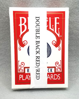 Bicycle Double Back Deck RED -  Magic Trick Accessory - NO INSTRUCTIONS