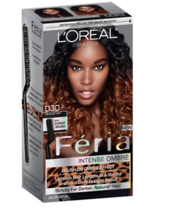 2 Two Haircolor Loreal Paris Feria Intense Ombre 030 For Black