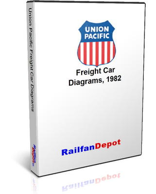 Union Pacific Freight Car Diagrams - PDF on CD - RailfanDepot