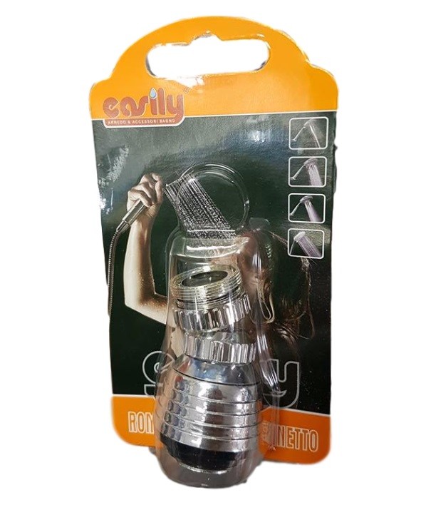 Aeratore Rompigetto Per Rubinetti Con Morsetto E Snodo Cromato Cucina Silver dfh