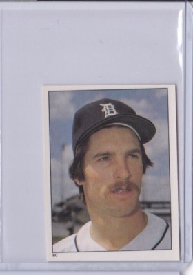 1981 Topps Stickers Baseball #80 JACK MORRIS DETROIT TIGERS HOF (ID44)