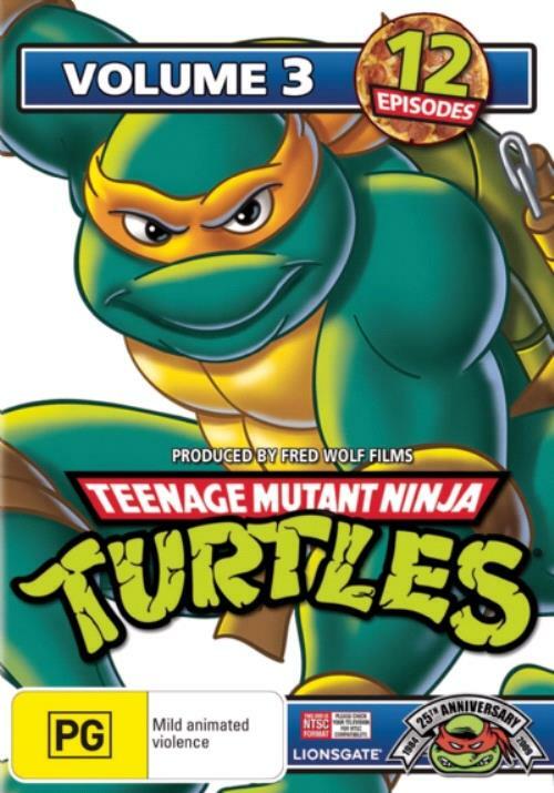 Teenage Mutant Ninja Turtles : Vol 3 (DVD, 1987) for sale online | eBay