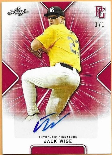 2021 Leaf Perfect Game National Showcase - Jack Wise #BA-JW1