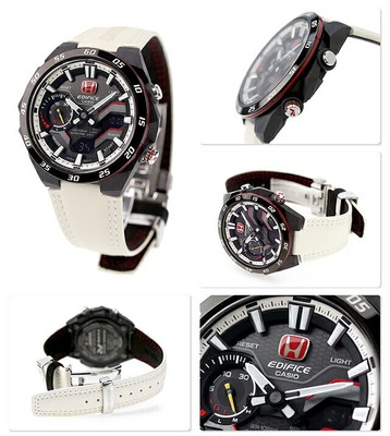 Pre-owned Casio Watch Ecb-2200htr-1ajr Edifice Honda Type R Edition Solar