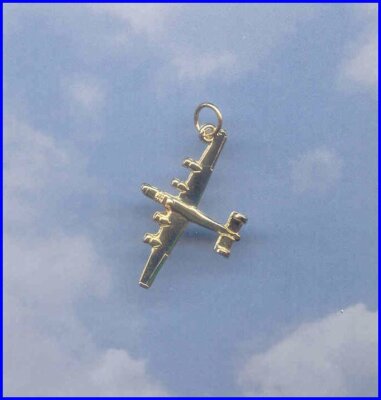 B-24 Bomber Charm Aircraft Airplane Plane 99's Aviatrix Made in the USA