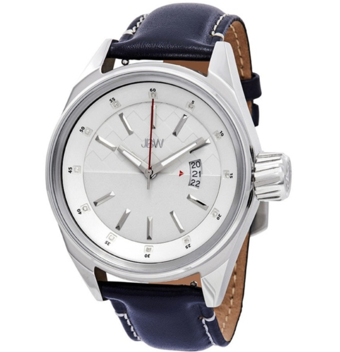 JBW J6287 Mens Rook Navy Leather Watch 3162 | eBay