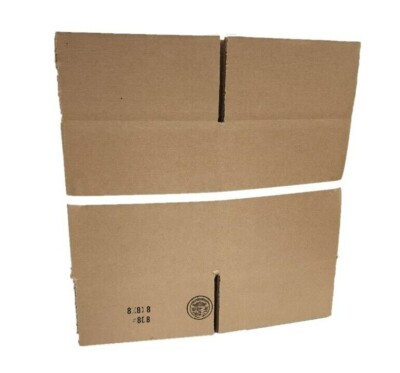 8x8x8'' Corrugated Kraft Shipping Boxes Select Quantity