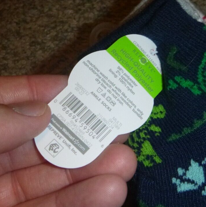 Wonder Nation Boy's 6 Pair Ankle Socks 0-6 Months *NEW WITH TAGS* *FREE SHIPPING