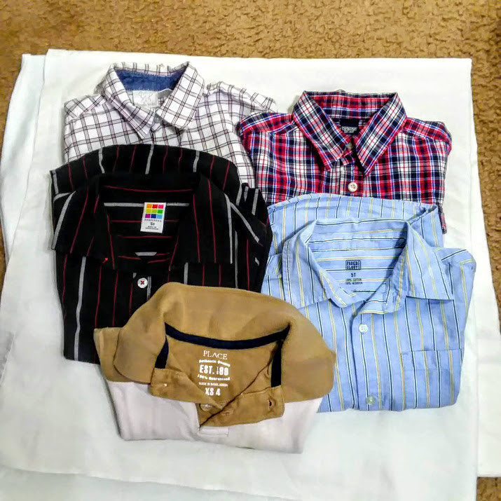 Set of five Boy's Size 4, 4T Shirts 1 5/t