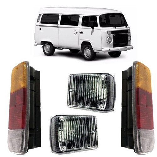 SET TAIL LIGHT TURN LIGHTS PAIR VOLKSWAGEN T2 VAN VW KOMBI
