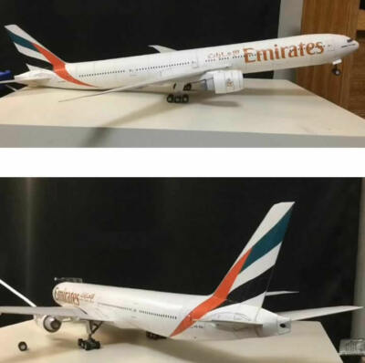 Emirates Airlines Boeing 777-300er plane paper Model DIY do not shoot