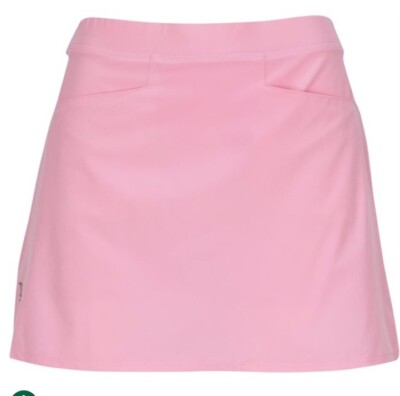 RLX Ralph Lauren Pink Aim 4 Way Skort Pleated Back Size L Pockets Skirt NWT $128