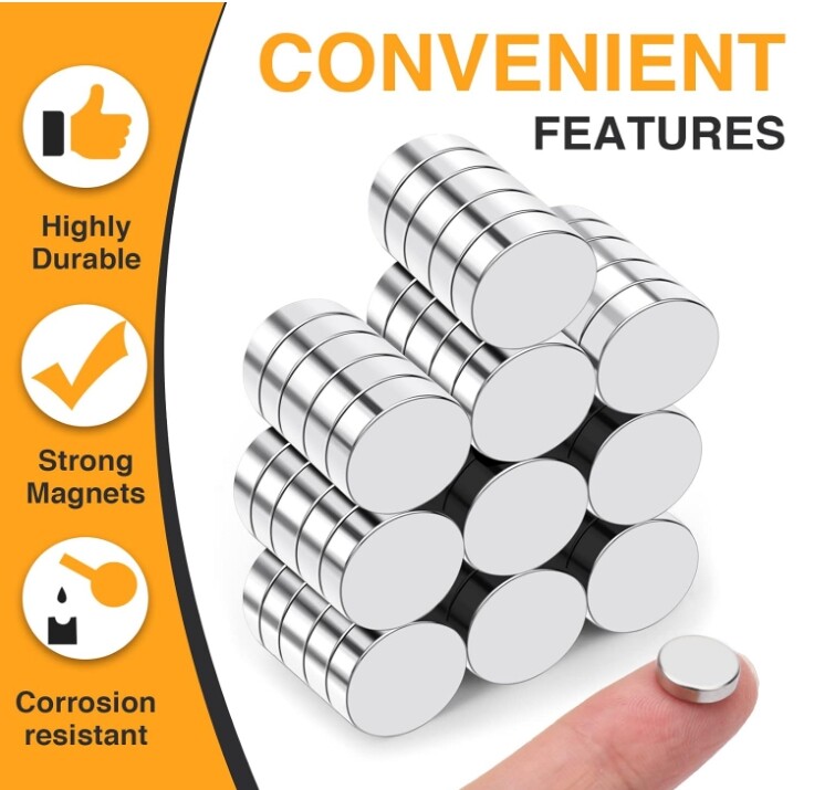 round neodymium magnets n52 disc 1 inch 2 inch large 50x30 mm lot small strong