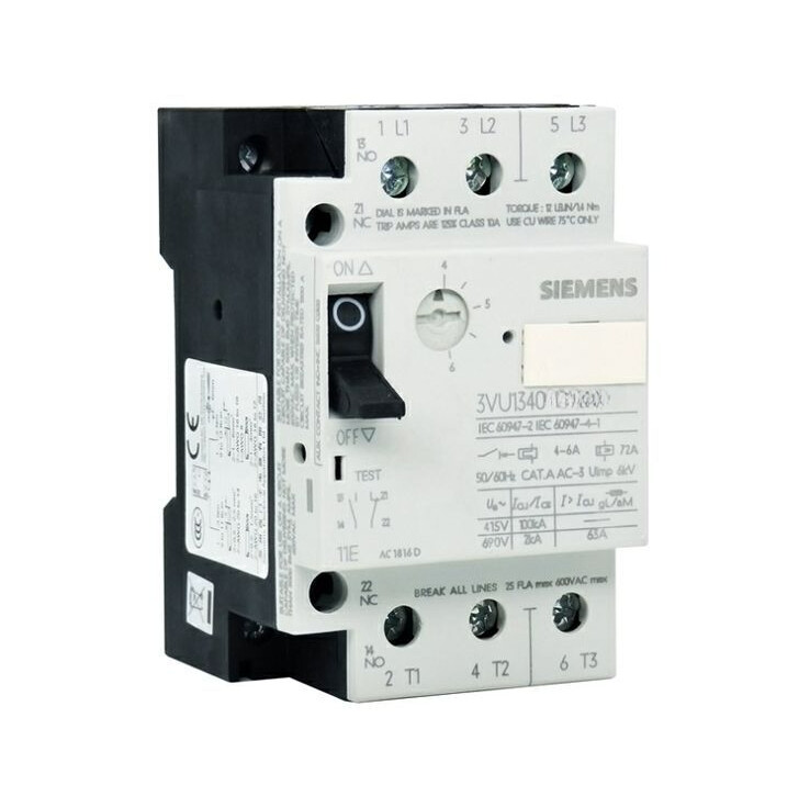 1PC New Siemens Motor Protection Circuit Breaker 3VU1340-1ML00 6-10A