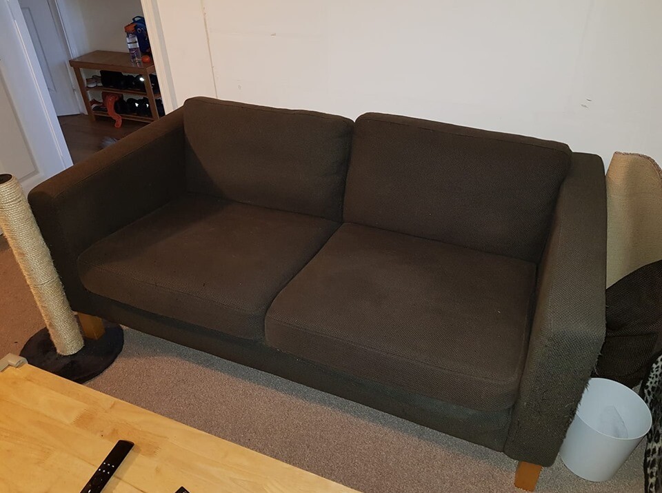 2seater IKEA Karlstad Sofa Brown in Oxford, Oxfordshire Gumtree