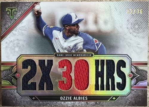 2024 Topps Triple Threads - Ozzie Albies #TTR-OA