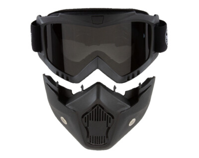 Modeka Glasses Mask Goggles INVASE Smoke Tinted Motorcycle Streetfighter