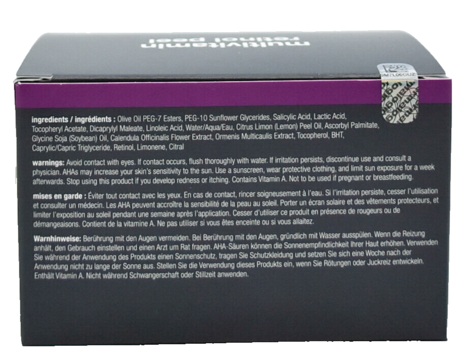 Dermalogica Multivitamin Retinol Peel (Power Exfoliant) PRO Size 25 treatments