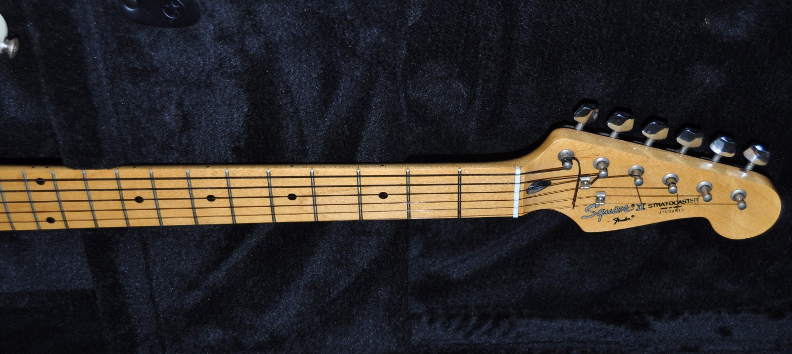 BO DIDDLEY Autographed Fender Squire II Stratocaster Electric Guitar w/JSA / LOA