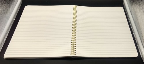 Kate Spade NOTEBOOK FAVORITE THINGS gold spiral 8.25”X 6”