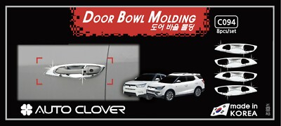 Side Skirt Chrome Door Under Line Moldings Trim 4p For SSANGYONG 2016 Tivoli Side Skirt Chrome Door Under Line Moldings Trim 4p For SSANGYONG 2016 Tivoli