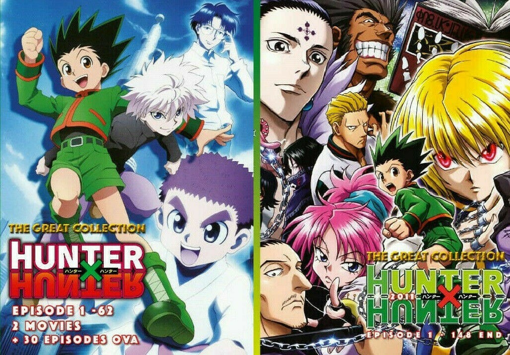 ENGLISH DUBBED HUNTER X HUNTER Season 1+2 (Vol.1-210End + 2