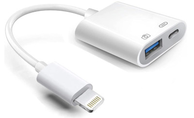 USB 3.0 Adapter for Iphone Ipad, Apple Mfi Certified Lightning to USB Camera